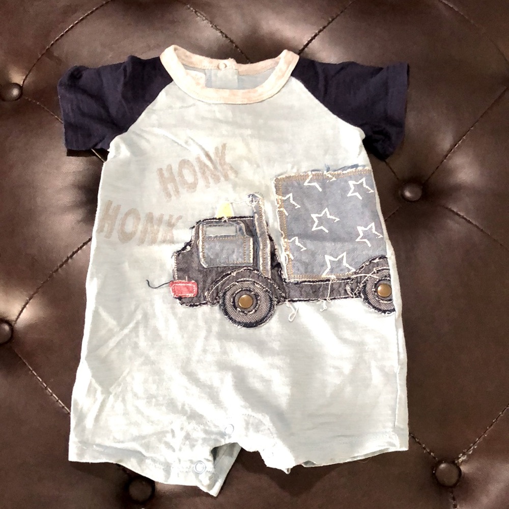 Mudpie Truck romper